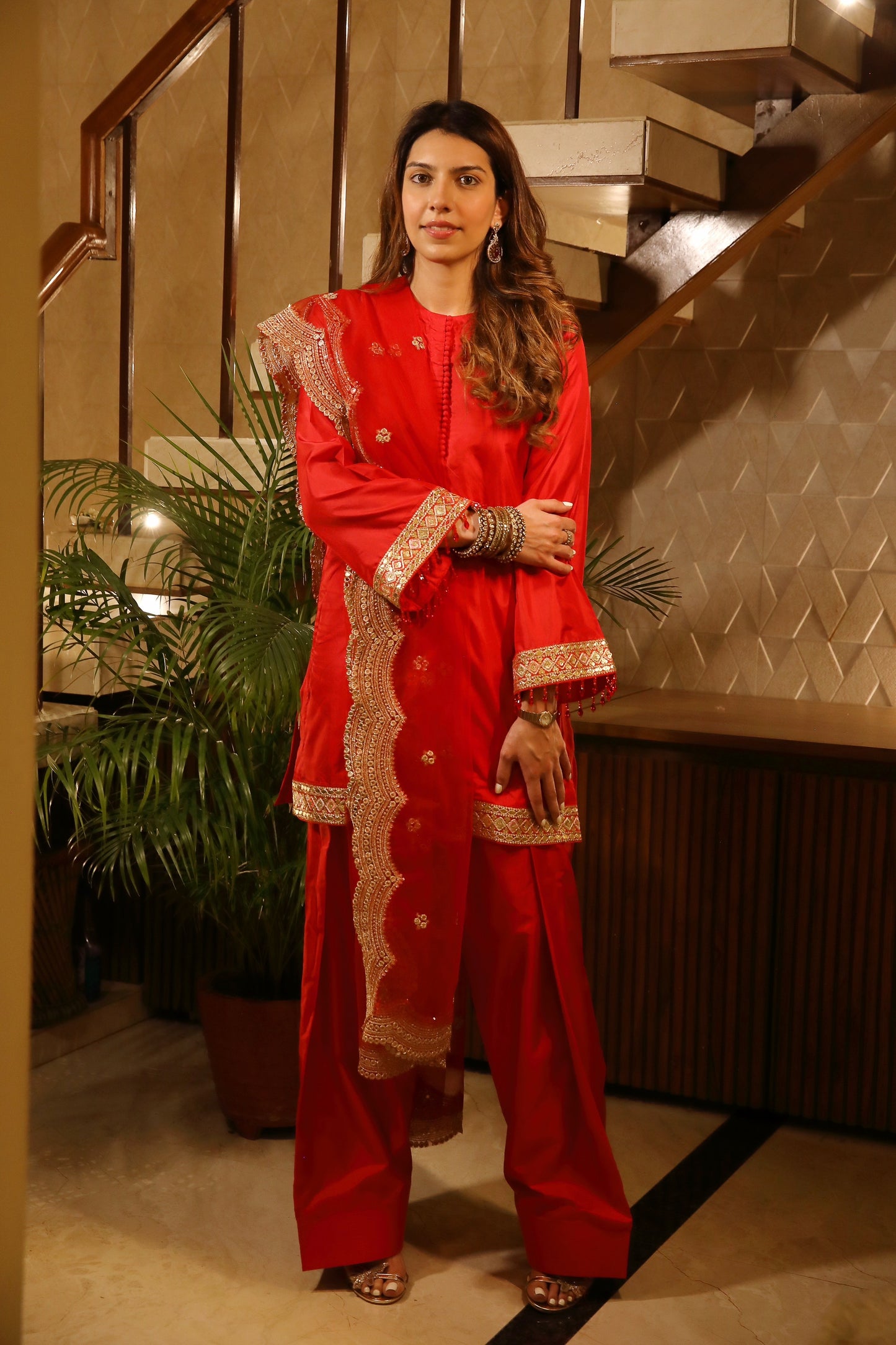 Gulab Kurta Set with Farshi Pant