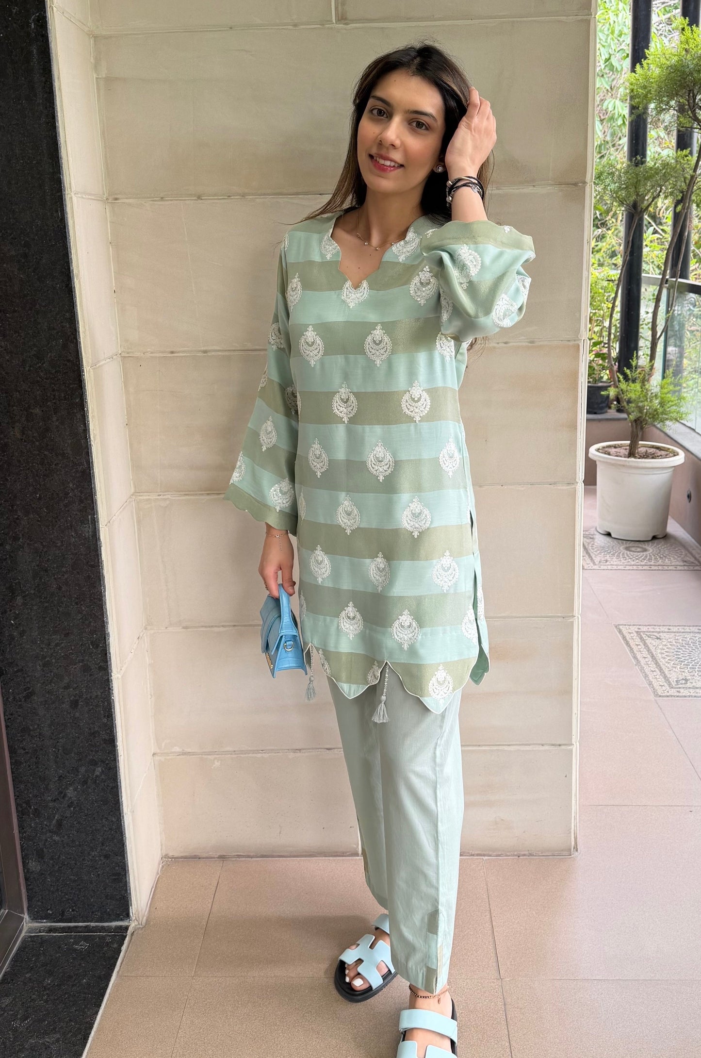 Hania Mint Co-ord Set