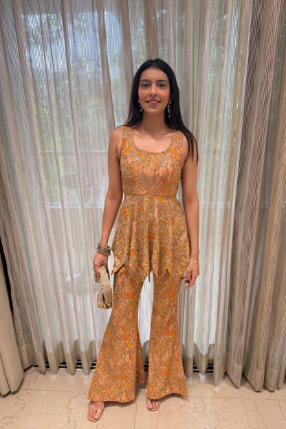 Daffodil Sequin Sharara Set with Dupatta