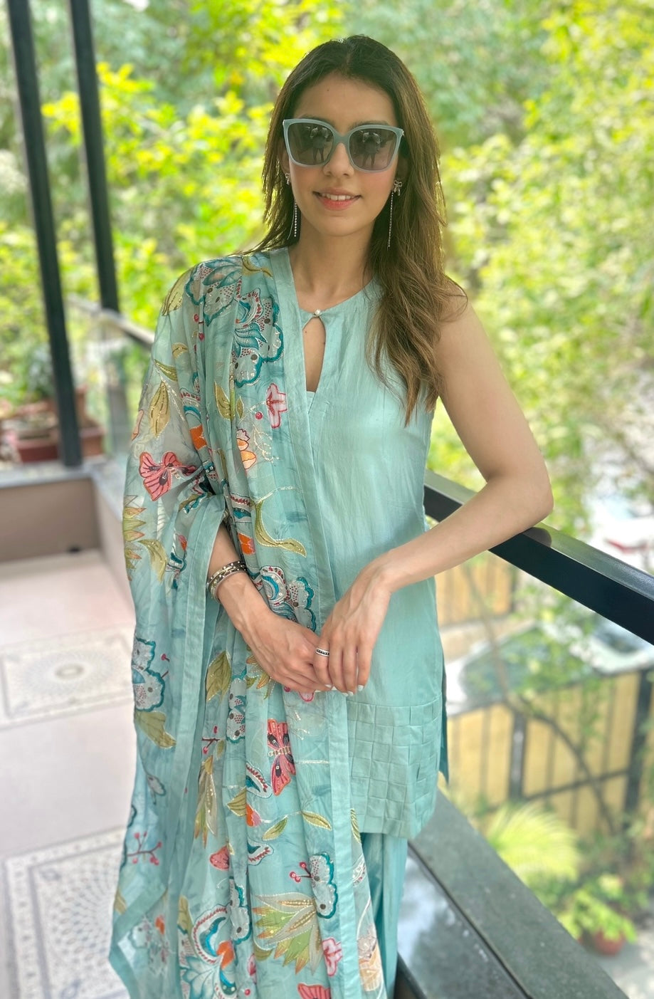 Azure Farshi Kurta Set