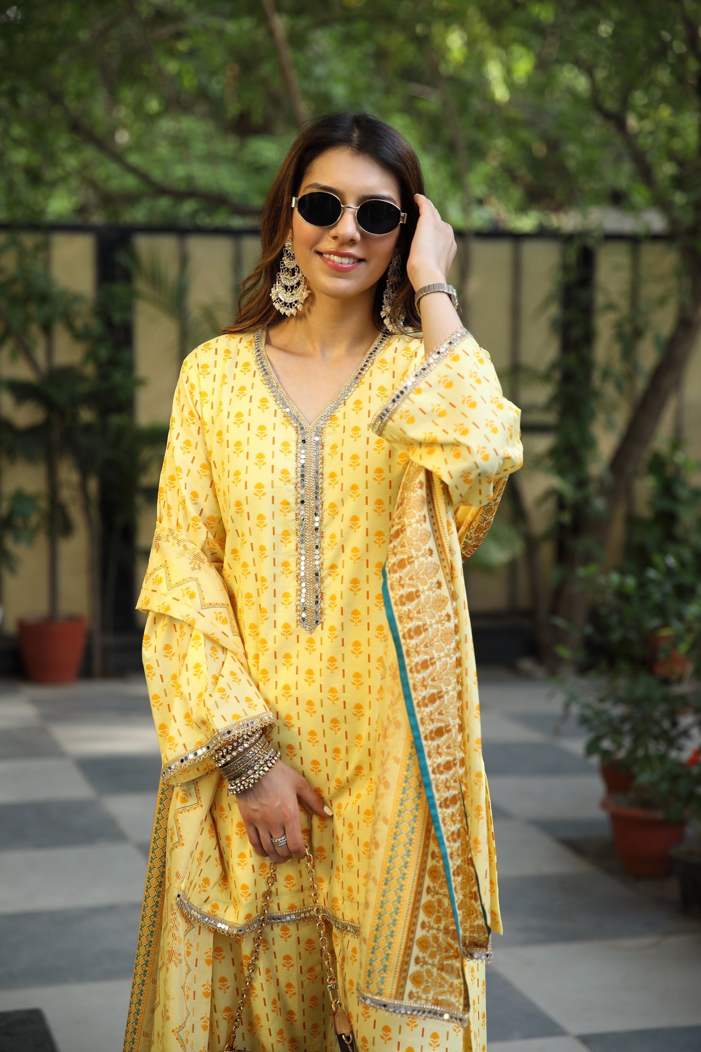 Maya Kurta Set with Farshi Pant